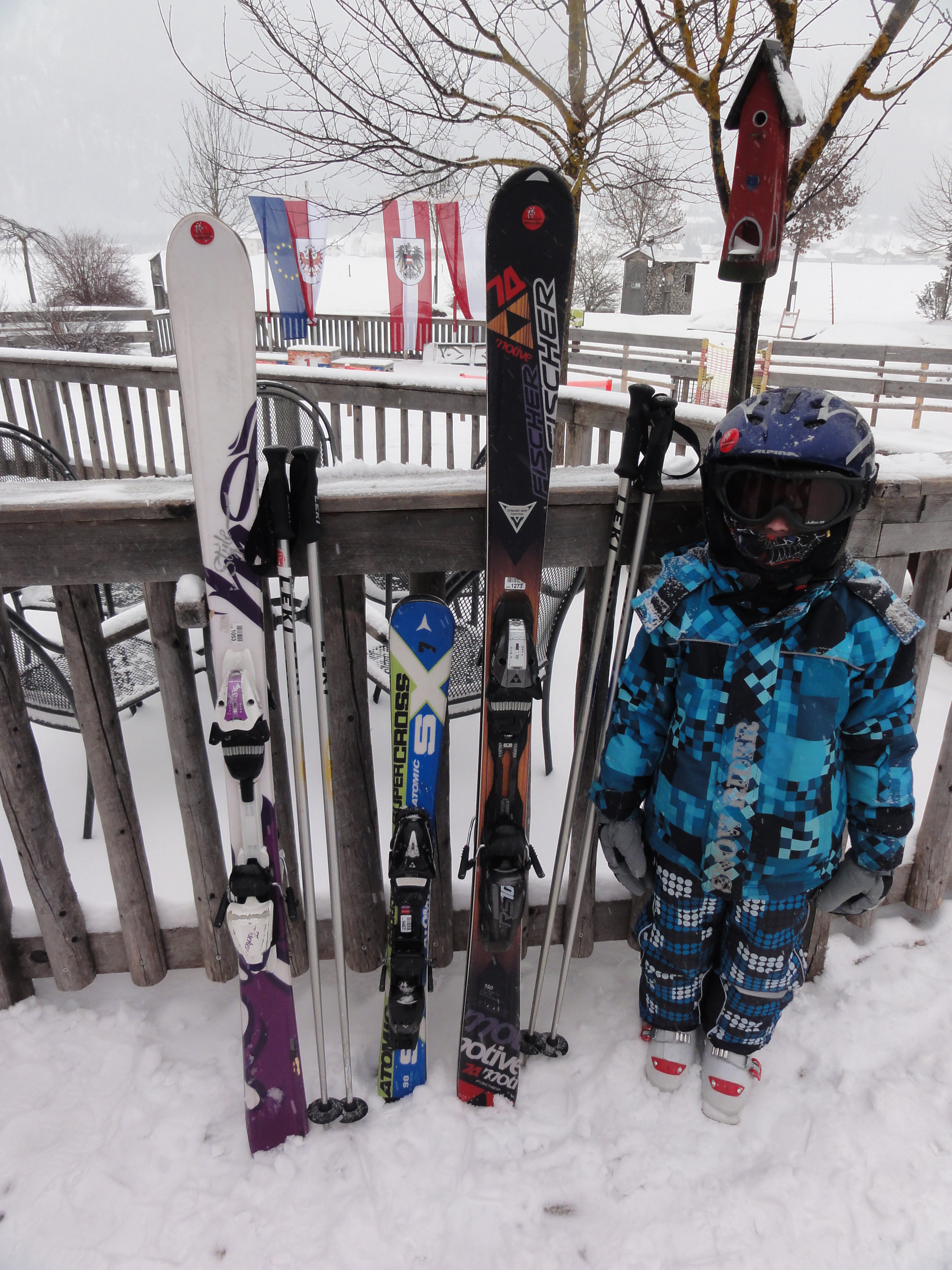 Bereit für die Skischule