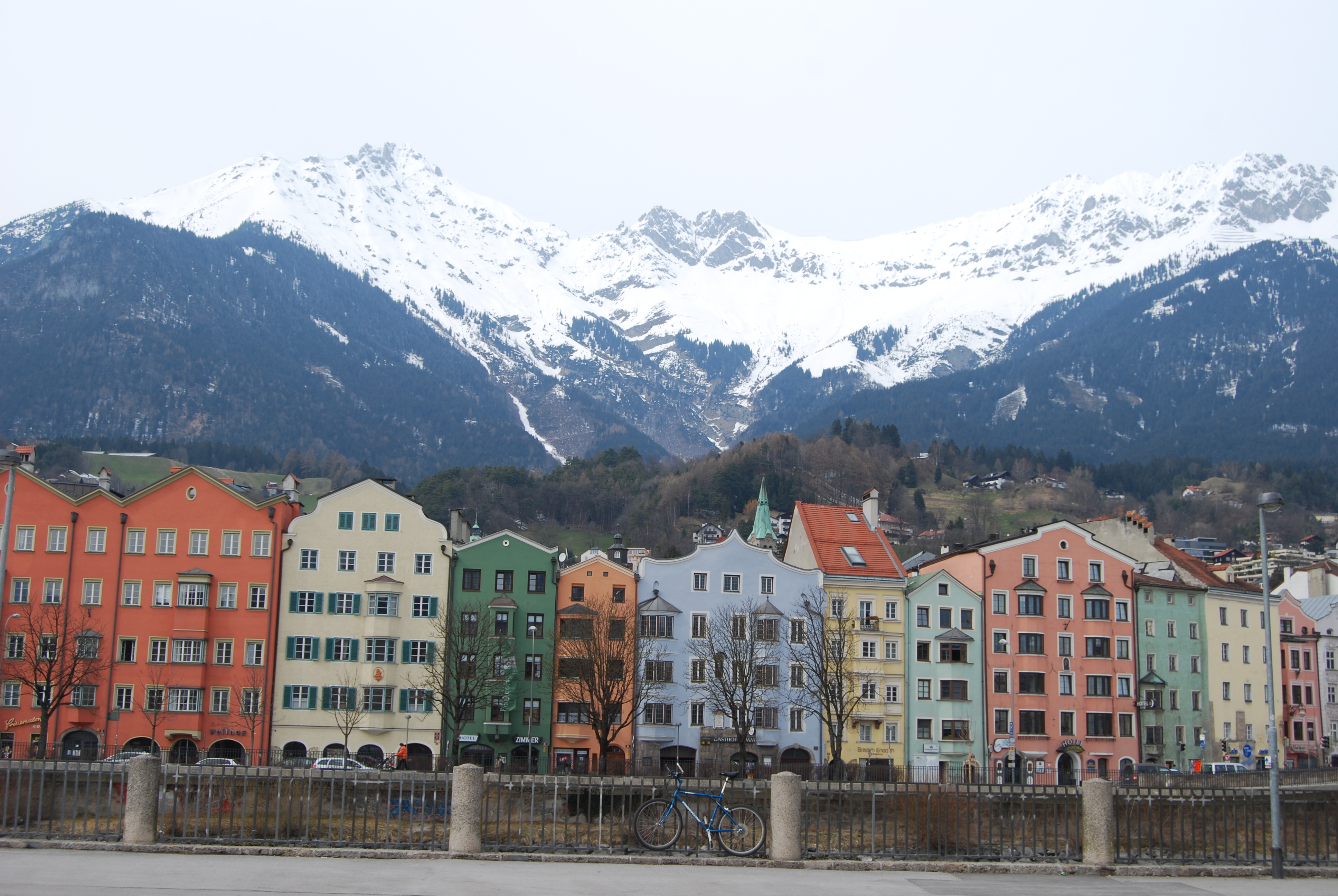 Bunte Häuser in Innsbruck
