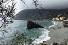 Der Strand von Monterosso al Mare, Cinque Terre, Italien