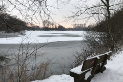 Eisiger Wintertag am Borner See, Naturpark Schwalm-Nette