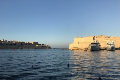 Blick von Sanglea nach Vittoriosa und Valletta