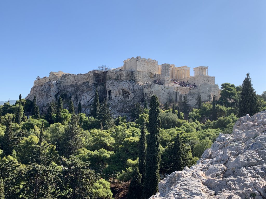 Stadttour durch Athen mit Blick auf die Akropolis