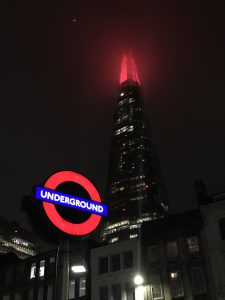 London und The Shard bei Nacht sind ein eindrucksvolles Erlebnis