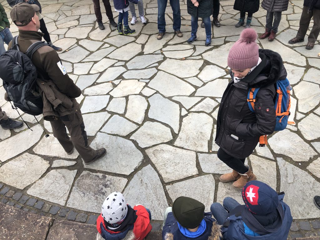 Start unserer Rangertour mit Kindern durch den Nationalpark Eifel