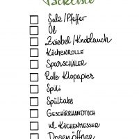 Ferienhaus Packliste