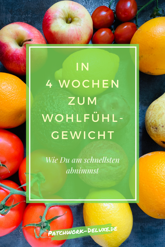 In 4 Wochen zum Wohlfühlgewicht