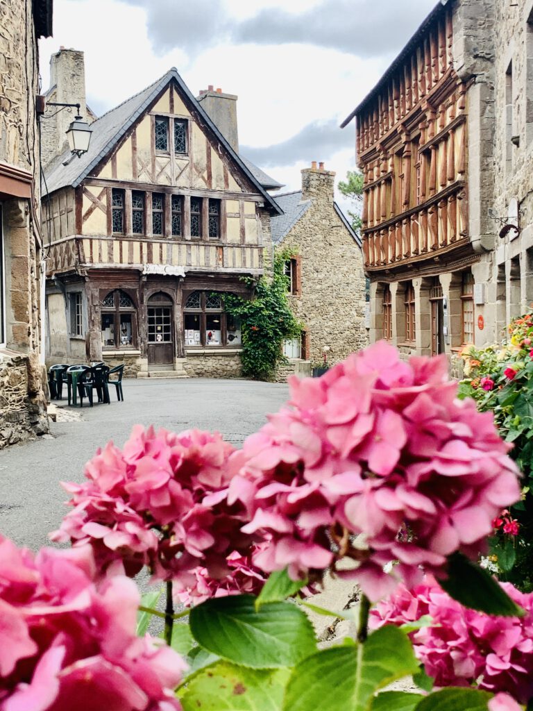 Fachwerkhäuser in Tréguier, Bretagne